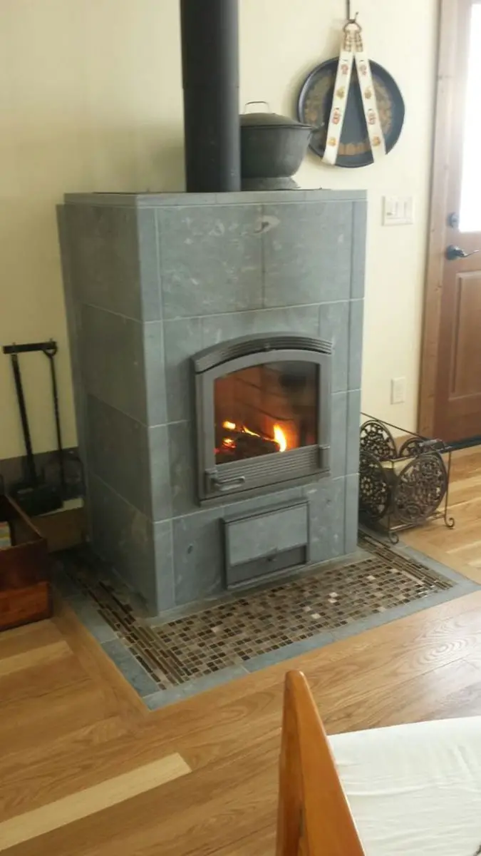 Wood stove insulation